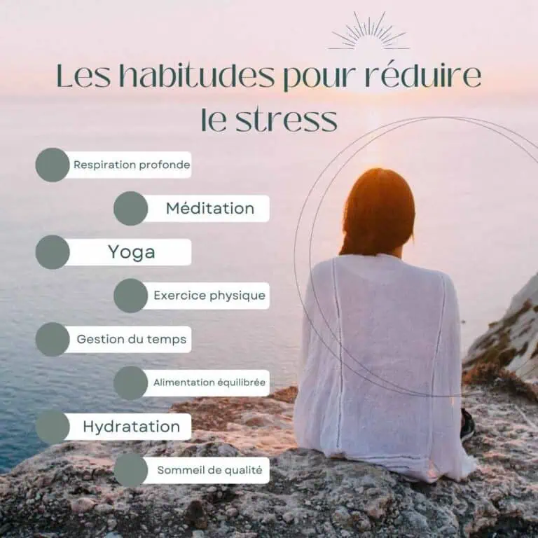 habitudes quotidiennes pour réduire le Stress