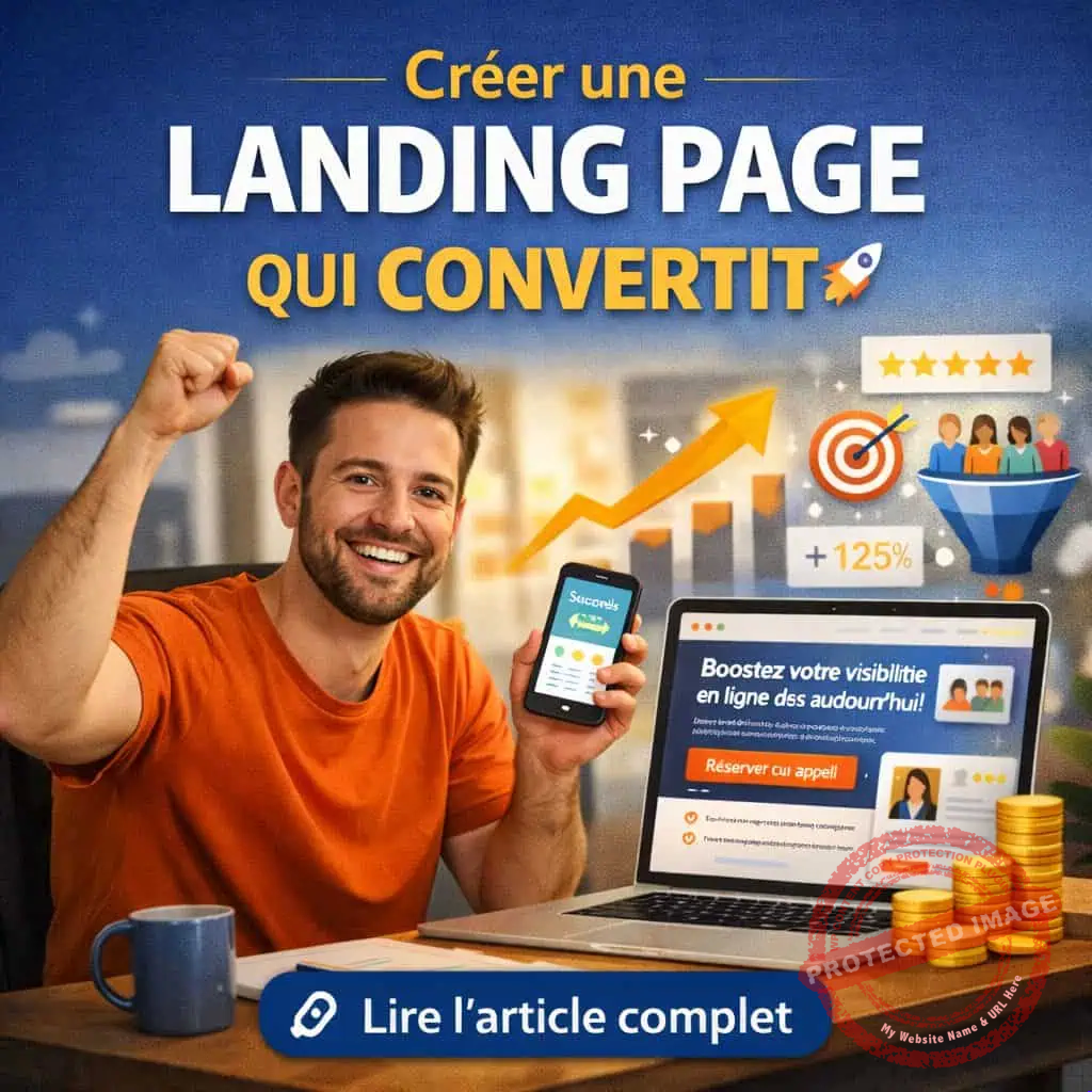 créer une landing page