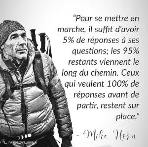 Mike Horn En Marche prise de décision rapide pour accélérer votre activité.